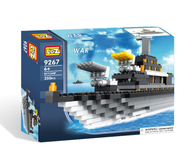 Aircraft Carrier Building Block Toy
