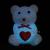 Crystal Holding-Heart Bear Seven-Color Night Light Love Bear Colorful Crystal Lamp Led Lamp Wholesale Stall Hot Sale Creative