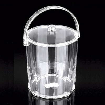 Portable Large Ice Bucket (with Lid) Plastic Ice Bucket Acrylic Large Ice Bucket KTV Hotel Supplies