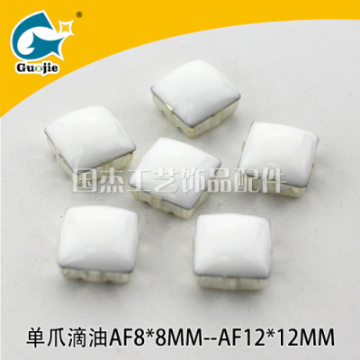 8*8 positive square drops of rubber claw drilling real white square surface point paint claw drill DIY accessories