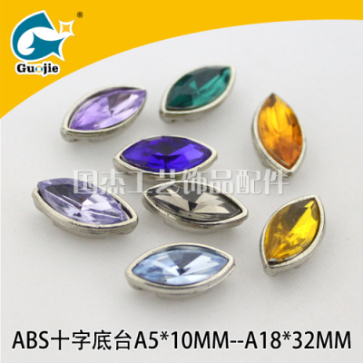ABS is plated with a copy of an A4*8-18*32 horse eye drill button-down clothing accessories