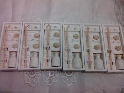 Aroma Rattan Ceramic Volatile Perfume 7004 White Box Exquisite 15ml Gift Set Smokeless Aromatherapy