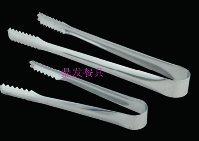 Stainless steel ice tongs kitchen supplies