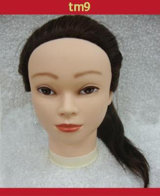 High temperature high temperature wire wire mannequin head mannequin head mannequin head mold-hair wig 65cm