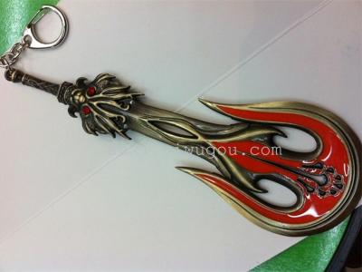 Factory Direct Sales Anime Peripheral Key Chain Sword Spirit Weapon