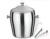 Stainless steel ice bucket of kitchen supplies