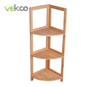 The house of David bamboo bamboo bathroom rack shelf corner rack storage rack green moistureproof