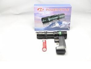 Homegrown charging XPE Aluminum Flashlight B-109 open flashlight