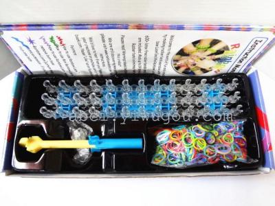 The original rainbow Loom Europe and The United States sell like hot cakes rubber Braided bracelet Loom Kit