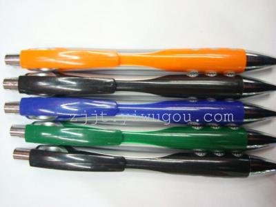 New Korean color transparent color silver ballpoint pen gel ink pen