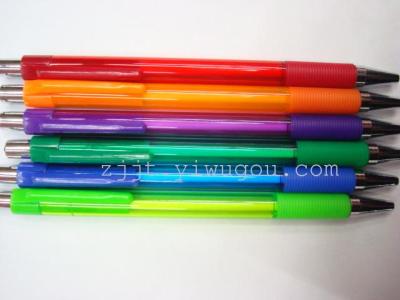 New Korean color leather transparent ballpoint pen Gel ink pen