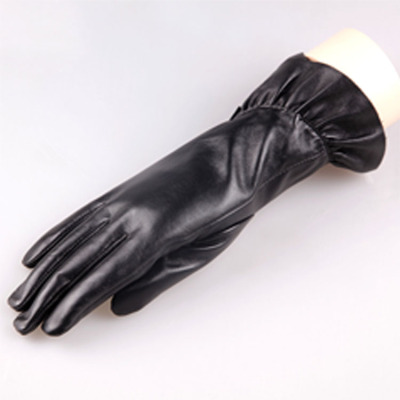 100 tiger fashion black lady fingers wrist leather gloves styles and diverse