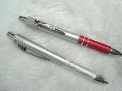 New Korean color spray silver ballpoint metal pen gel ink pen