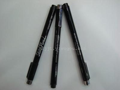 New Korean black black metal ballpoint pen gel ink pen