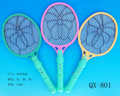 High quality plastic rechargeable electric mosquito swatter 801