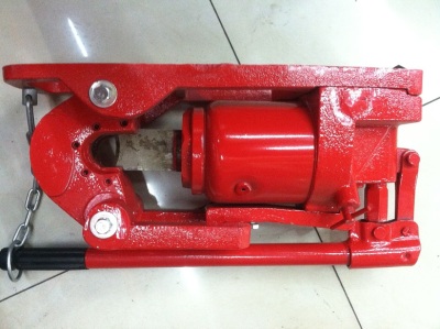 Hydraulic wire rope cutter, wire rope cutter