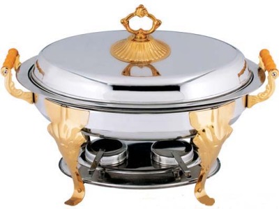 Stainless steel buffet stove full cover straight foot dining stove tiger foot buffet stove hotel dining stove