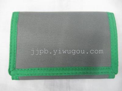 Oxford fabric, waterproof 600D folding wallet production.
