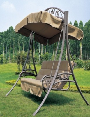 Outdoor Swing Balcony Glider Hammock Iron Three-Person Courtyard Basket Home Rattan Chair Outdoor Bassinet 