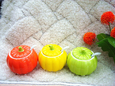 ZJ302 individual cans of pumpkin new upmarket glazed Spice jar wholesale home gift crafts kitchen
