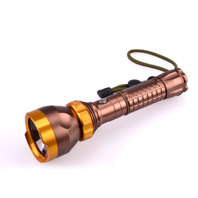 USB multifunction flashlight to rotate the zoom light charger multipurpose prevention skill