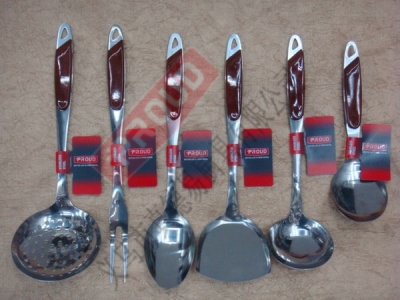 Stainless steel cookware stainless steel 5210 shovel spoon, slotted spoon, spoon, and shovels