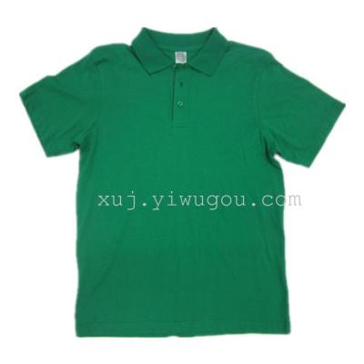 2014 summer and green 200g new boutique cotton collar shirt