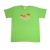 Green round neck color transfer pattern short sleeve t-shirt advertising shirts