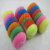 Colored plastic tennis, clean ball, brushing, washing balls