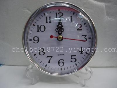 Serving hours 110MM silver iron frame parts embedded quartz clock movement, technology, Zhong Dan,