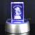 The Spot 3 d crystal laser inside engraved Singapore merlion tourism souvenirs led lamp holder