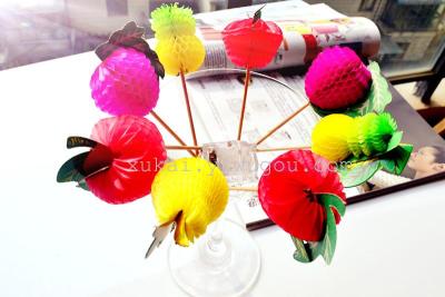 Disposable fruit needle/fruit stick/flower stick/cocktail stick/toothpick /KTV fruit stick
