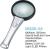 Reading Magnifier 75MM handheld reader with LED lamp silver