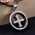 Men's Necklace titanium steel men jewelry circles necklace men cross necklace pendant