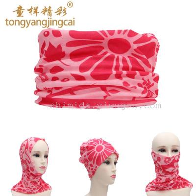 Outdoor gear fishing enthusiasts Riding Hood fish-patterned scarf child-like wonderful smecta FISH turban Hat