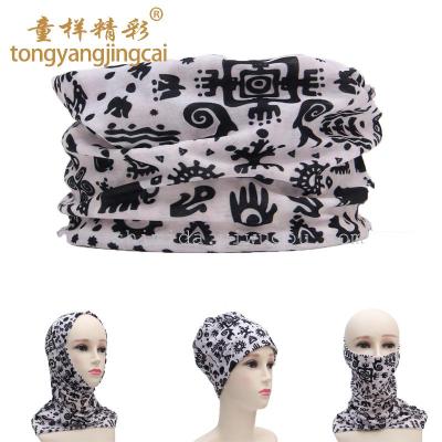 Outdoor gear fishing enthusiasts Riding Hood fish-patterned scarf child-like wonderful smecta FISH turban Hat