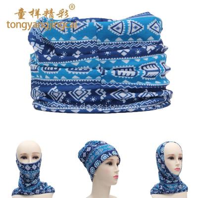 Outdoor gear fishing enthusiasts Riding Hood fish-patterned scarf child-like wonderful smecta FISH turban Hat