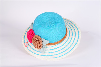 Ladies day-flower sun visor Hat summer beach fisherman Hat Sun Hat