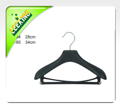 Plastic clothes rack black belt hanger for children