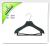Plastic clothes rack black belt hanger for children