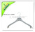 Plastic clothes hanger for clothes store