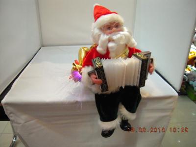 Accordion on the streets of Santa Claus