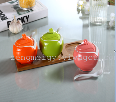 ZZ1013 Tablet love glazed Spice jar new upmarket kitchen supplies wholesale gift 2803