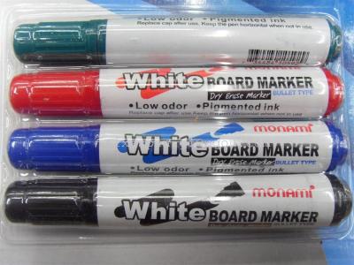 Korea Mu Nomi 4-color blister card erasable Whiteboard pen