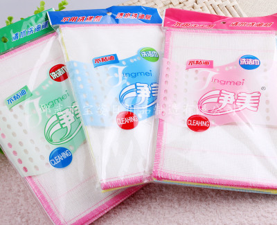 Do not dip oil cloth scouring pad cloth bamboo fiber towel small commodities wholesale 8358