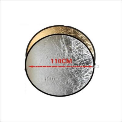 110CM2-in-1 reflector round Collapsible Reflector photographic plates of gold and silver plates