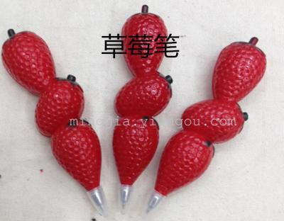 Strawberry ball-point pen printing LODO
