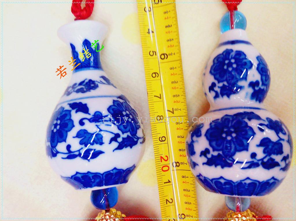 汽车挂件汽车内饰品 青花瓷汽车挂饰摆件用品 