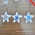 Small Starfish Raised Starfish Curtain with five finger Star Woodcut fish MA10847
