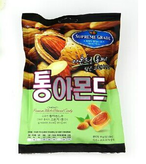 South Korea imported candy, ORION/ Orion almond sugar, 90g/ package